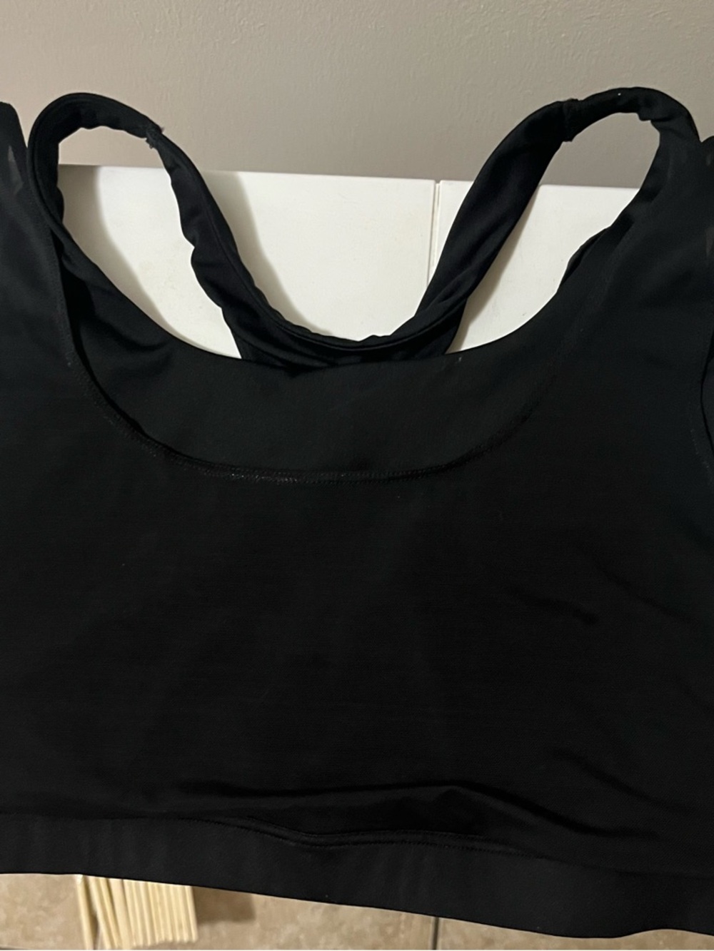 Avia Black Seamless Sports Crop Bra